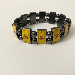 Scottish Lion Rampant Stretch Bracelet